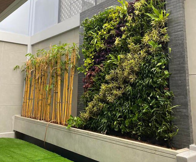 Vertical garden rumah